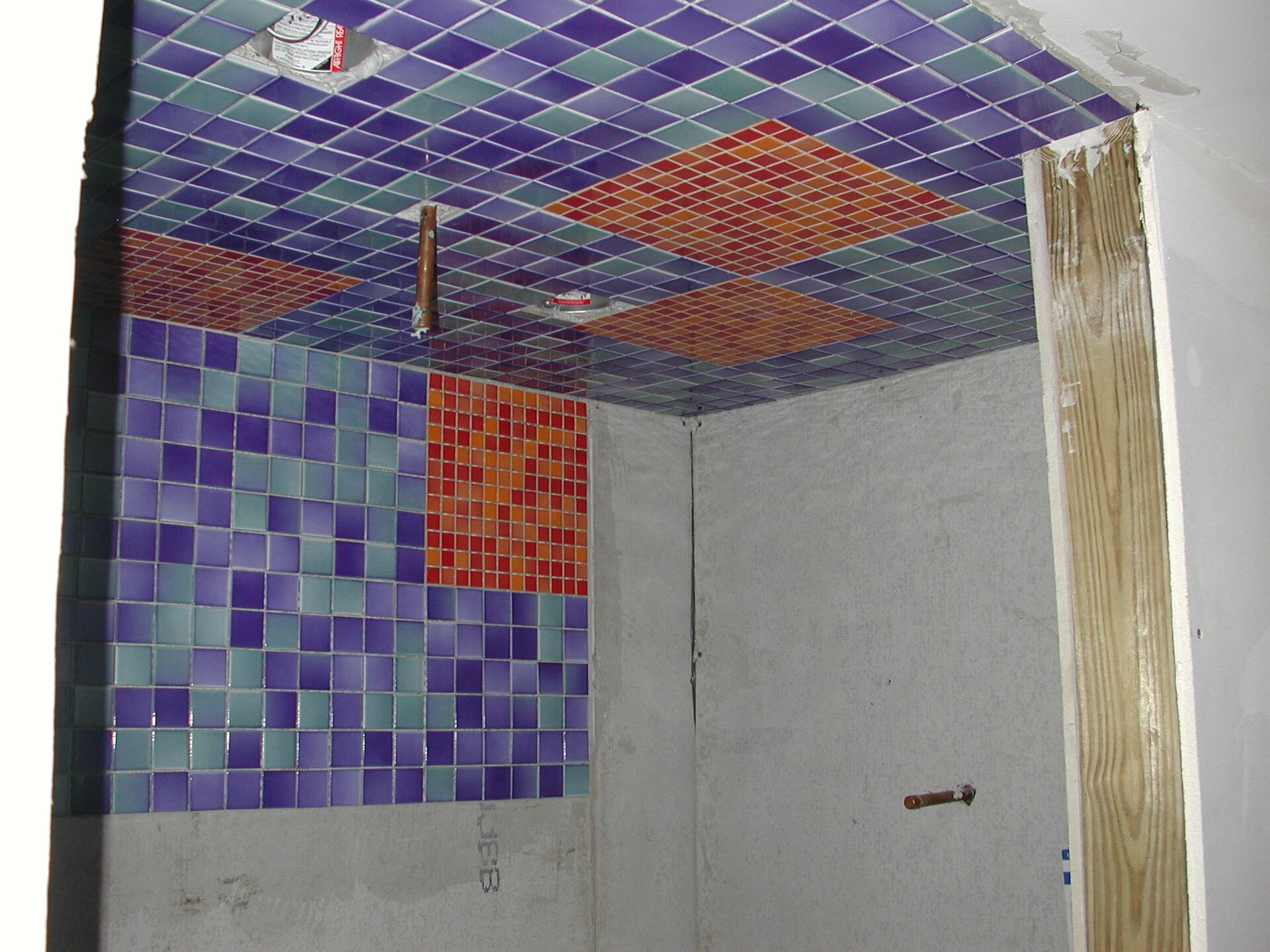 Douche carrelée sur mesure — Gunlu Carrelage, artisan carreleur à Alès